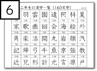 小学2年生で習う漢字一覧 実力確認できる漢字プリント